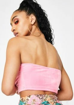 Best reviews of ๐ Elsie & Fred Tops Riot Pink Velour Tube Top ๐ 9 Elsie & Fred Tops Riot Pink Velour Tube Top