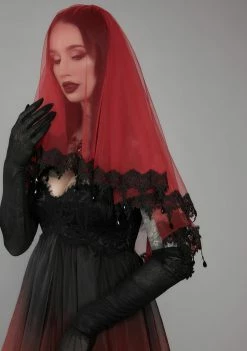 Coupon ๐งจ Unholy Sympathy For The Devil Lace Veil Headpieces ๐ 7 Unholy Sympathy For The Devil Lace Veil Headpieces