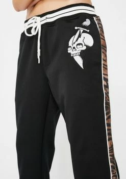 Ed Hardy Bottoms Slim Fit Tiger Stripe Track Pants