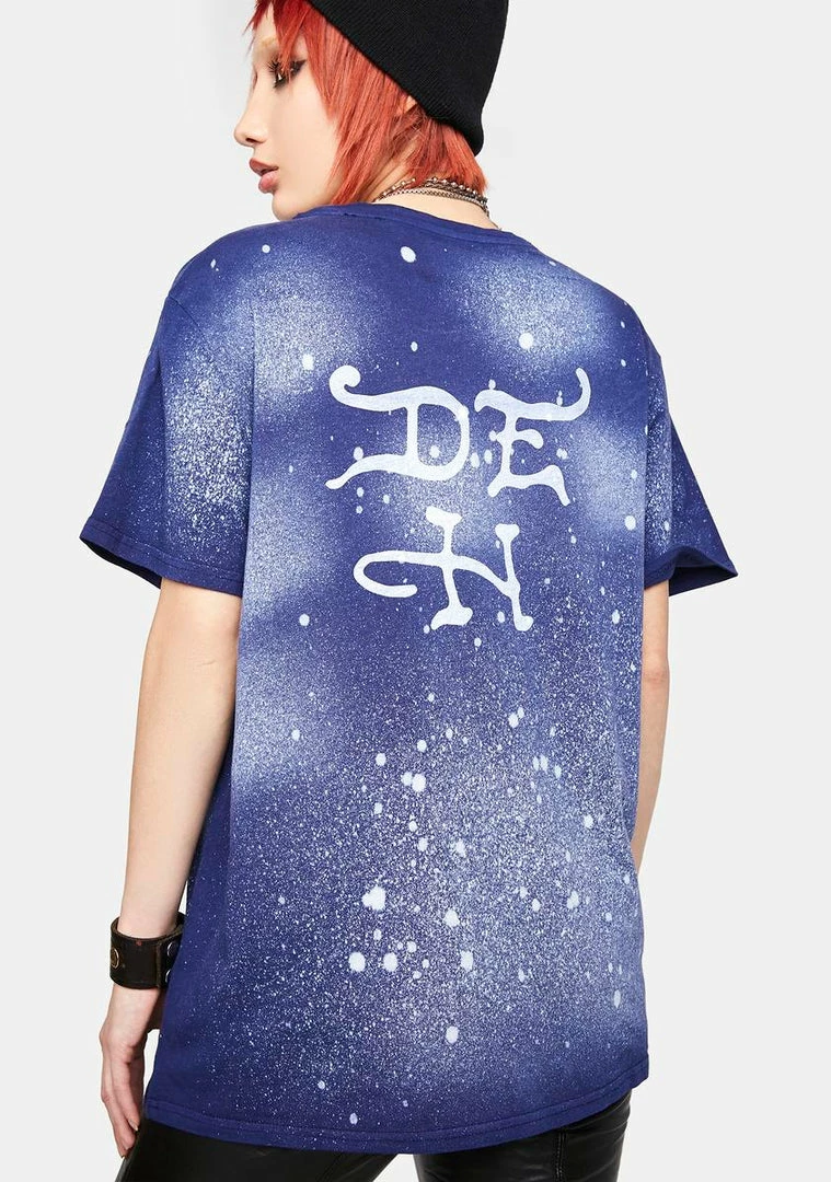 Budget 🔥 Ed Hardy Tops Navy Bleach Graphic Tee 👍 6 Ed Hardy Tops Navy Bleach Graphic Tee