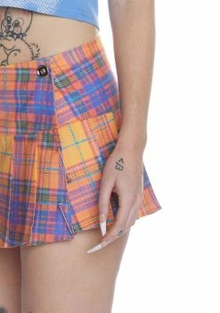 Elsie & Fred Anarchist Kilt Mini Skirt