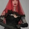Coupon 𧨠Unholy Sympathy For The Devil Lace Veil Headpieces π 2 Unholy Sympathy For The Devil Lace Veil Headpieces