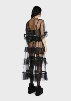 Flash Sale ๐ Unholy Midnight Honeymoon Sheer Robe ๐ 9 Unholy Midnight Honeymoon Sheer Robe