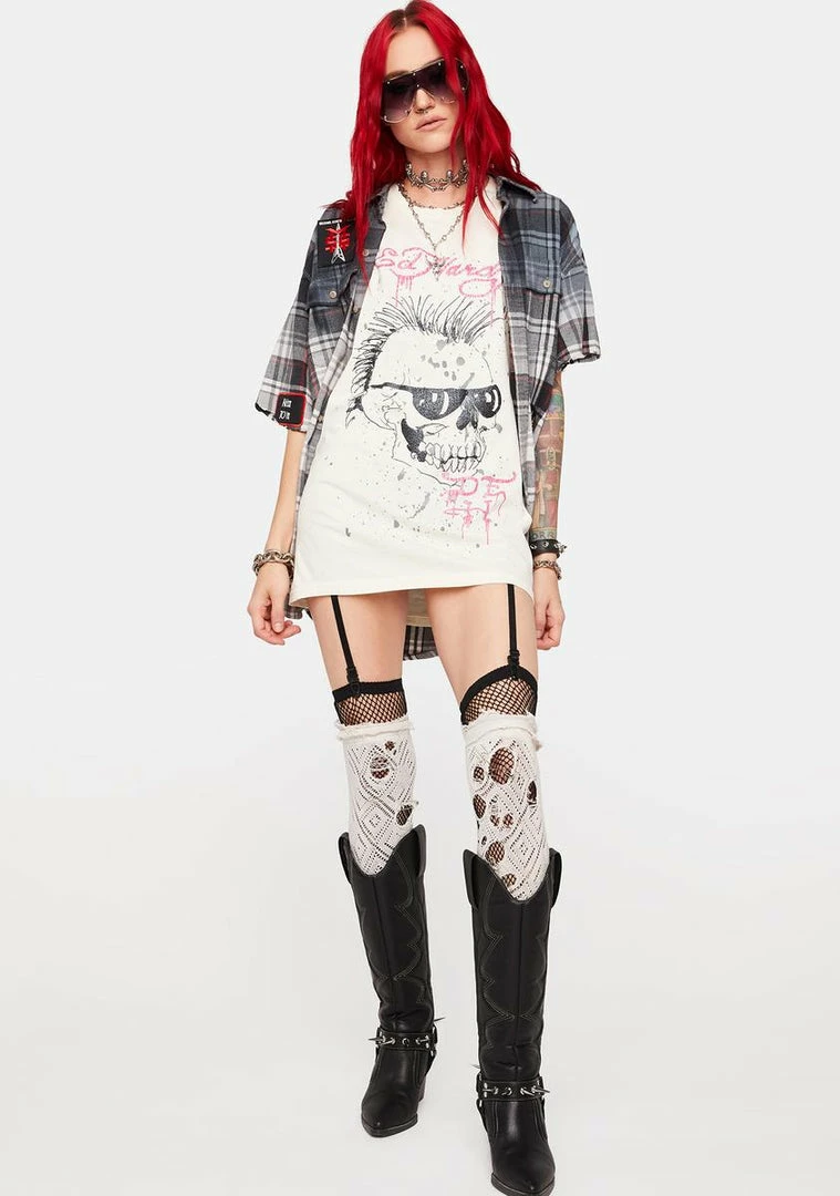 Best deal 🤩 Ed Hardy Punks Not Dead Muscle Tank ❤️ 5 Ed Hardy Punks Not Dead Muscle Tank