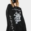 Best Sale ๐ Ed Hardy Tops Onyx Skull Long Sleeve Graphic Tee ๐ 1 Ed Hardy Tops Onyx Skull Long Sleeve Graphic Tee