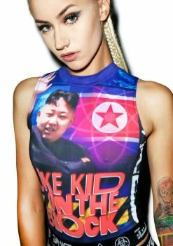 Outlet π DAMAGE Nuke Kid On The Block Crop Top Tops π 8 DAMAGE Nuke Kid On The Block Crop Top Tops