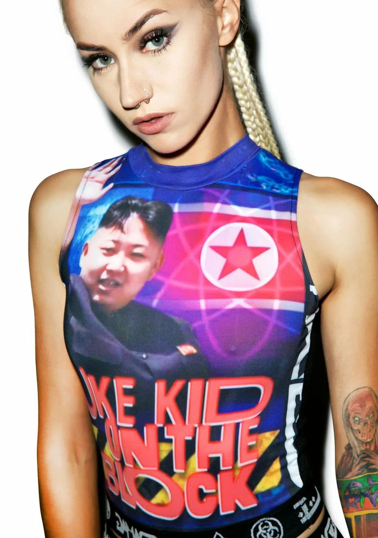 Outlet π DAMAGE Nuke Kid On The Block Crop Top Tops π 5 DAMAGE Nuke Kid On The Block Crop Top Tops