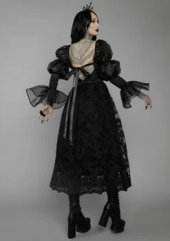 Unholy New Moon Waltz Tulle Midi Dress