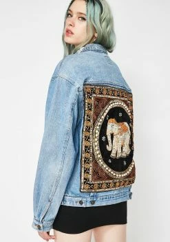 Flash Sale π Elsie & Fred Boho Baddie Embroidered Jacket Outerwear π― 10 Elsie & Fred Boho Baddie Embroidered Jacket Outerwear