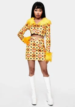 Cheap โญ Elsie & Fred Fran Velour A-Line Mini ๐ Skirt ๐ 8 Elsie & Fred Fran Velour A-Line Mini Skirt