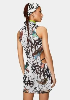 Brand new ๐ฅฐ DAMAGE ๐ Dresses White Cutout Mini ๐ Dress ๐ฅ 8 DAMAGE Dresses White Cutout Mini Dress