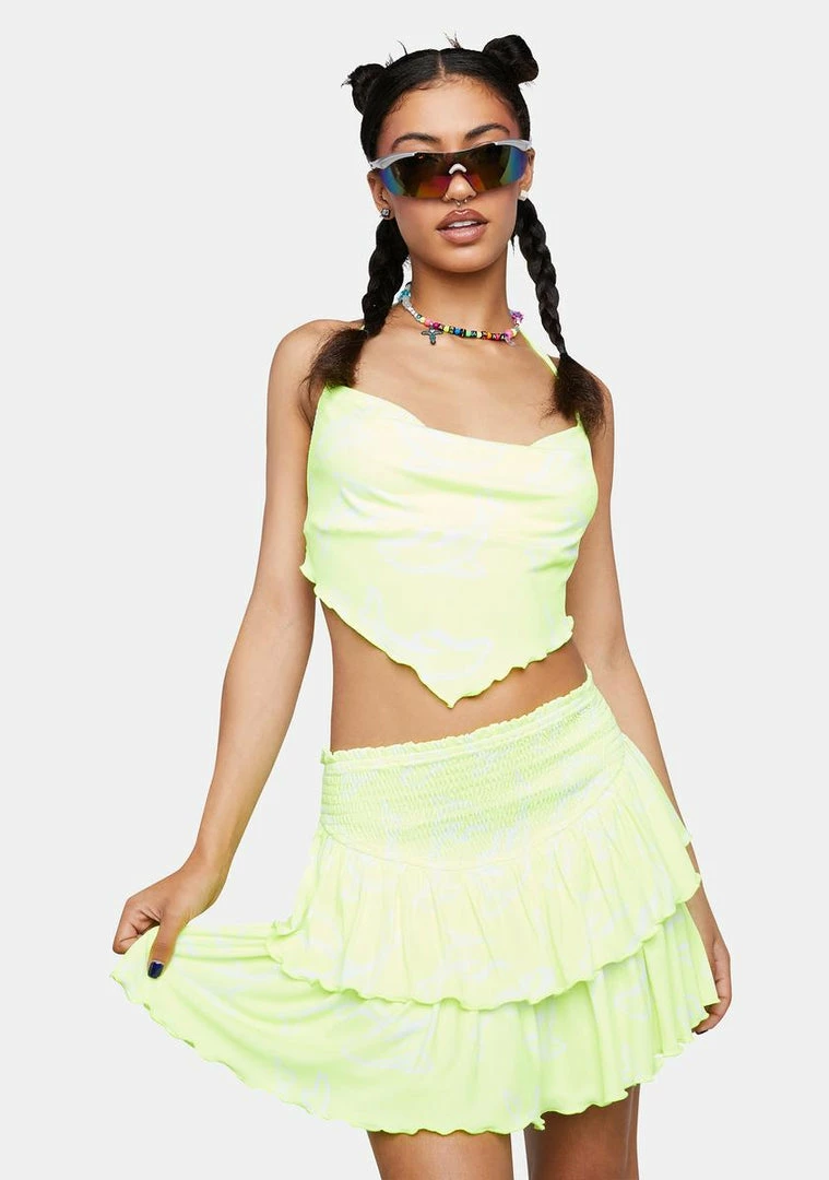 Promo ๐คฉ Elsie & Fred Flipper Layered Ruffle Mini ๐ Skirt ๐ 4 Elsie & Fred Flipper Layered Ruffle Mini Skirt