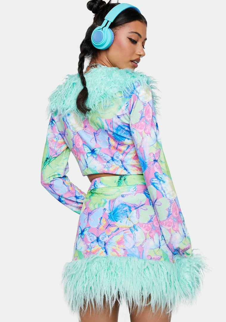 Best reviews of 🛒 Elsie & Fred Metamorphosis Fur Trim A-Line Mini 👗 Skirt 🔔 6 Elsie & Fred Metamorphosis Fur Trim A-Line Mini Skirt