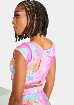 Flash Sale ๐ฅฐ Elsie & Fred Higher Priestess Celestial Print Crop Top ๐ 9 Elsie & Fred Higher Priestess Celestial Print Crop Top