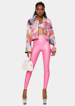 Deals π Elsie & Fred Empower Print Cropped Denim Jacket π― 8 Elsie & Fred Empower Print Cropped Denim Jacket