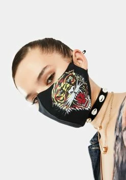 Ed Hardy Tiger Head Face Mask