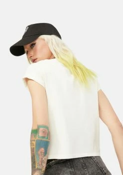 Ed Hardy Tops Ecru Mineral Tee