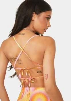 Cheap ๐ Elsie & Fred Albufeira Handkerchief Backless Crop Top ๐ 9 Elsie & Fred Albufeira Handkerchief Backless Crop Top