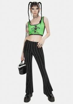 Hot Sale โ DAMAGE X Yenta Yen Green Crop Top ๐งจ 8 DAMAGE X Yenta Yen Green Crop Top