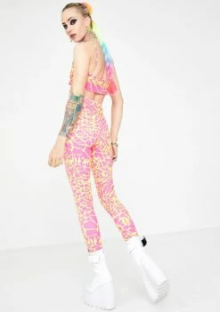 New ⨠Elsie & Fred Bottoms Superfly Leopard Print Leggings 𧨠9 Elsie & Fred Bottoms Superfly Leopard Print Leggings