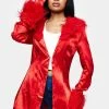 Elsie & Fred Outerwear Red Hot Marla Jacquard Jacket