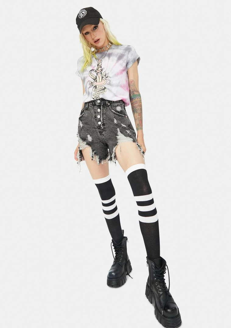 Buy ๐ Ed Hardy Pink Tie Dye Tee โ๏ธ 5 Ed Hardy Pink Tie Dye Tee