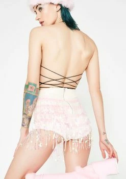 Budget π Elsie & Fred Iridescent La Bamba Hot Pants Bottoms π 10 Elsie & Fred Iridescent La Bamba Hot Pants Bottoms