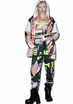 DAMAGE Bottoms DronePorn Zip Leg Sweatpants