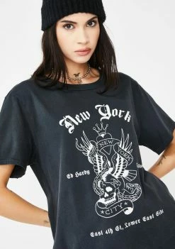 Cheapest β Ed Hardy New York Archive Graphic Tee Tops π 11 Ed Hardy New York Archive Graphic Tee Tops