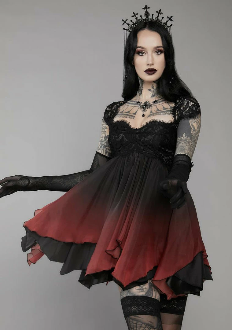 Flash Sale โ๏ธ Unholy Blood And Lust Ombre Mini ๐ Dress ๐ Dresses ๐ฅ 3 Unholy Blood And Lust Ombre Mini Dress Dresses