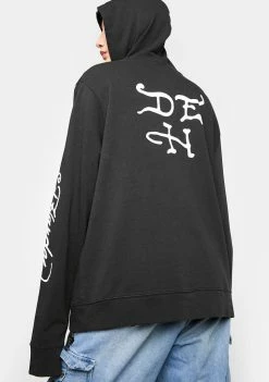 Ed Hardy Tops Punk Is Not Dead Hoodie