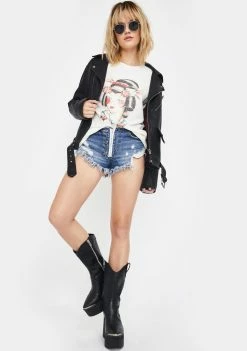 New โค๏ธ Ed Hardy Painted Lady Graphic Tee Tops ๐ 8 Ed Hardy Painted Lady Graphic Tee Tops