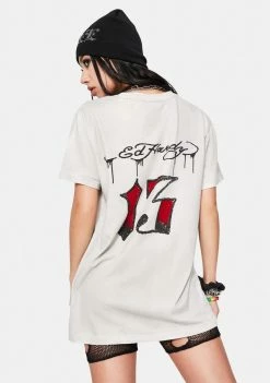 Buy 😉 Ed Hardy Punk Skull Graphic Tee 👏 9 Ed Hardy Punk Skull Graphic Tee