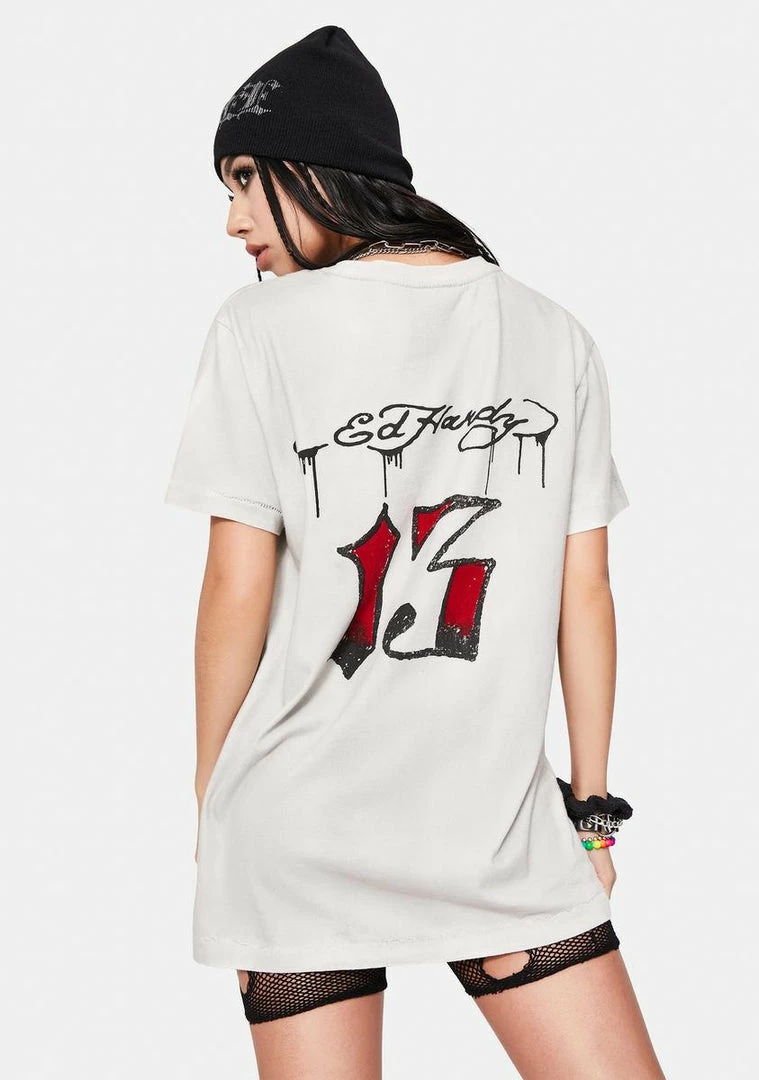 Buy 😉 Ed Hardy Punk Skull Graphic Tee 👏 6 Ed Hardy Punk Skull Graphic Tee