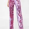 Best deal ๐ Elsie & Fred Rodeo Satin Pink Straight Leg Trousers ๐ 1 Elsie & Fred Rodeo Satin Pink Straight Leg Trousers