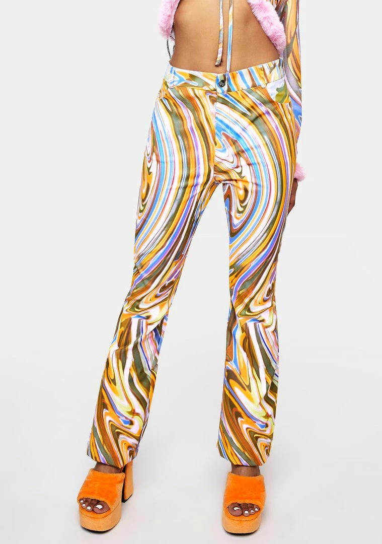 Discount 💯 Elsie & Fred Unfaithful Swirl Print Trousers 👏 3 Elsie & Fred Unfaithful Swirl Print Trousers