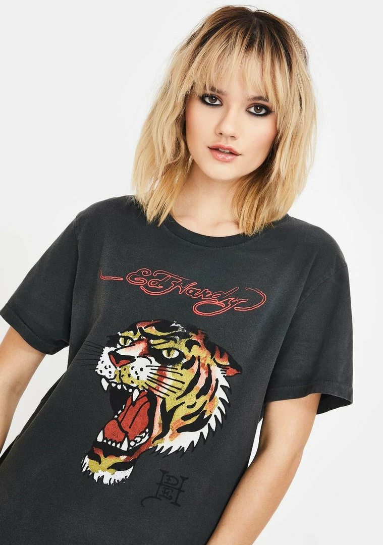 Best deal โ Ed Hardy Tops Tiger Graphic Tee ๐ฅฐ 3 Ed Hardy Tops Tiger Graphic Tee