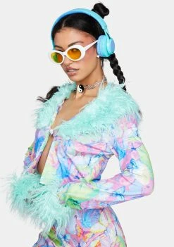 Promo ๐ Elsie & Fred Metamorphosis Faux Fur Trim Cardigan Top ๐ 8 Elsie & Fred Metamorphosis Faux Fur Trim Cardigan Top