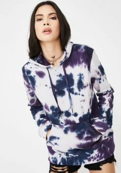 Ed Hardy Eagle Tie Dye Hoodie Tops