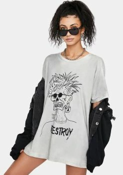 Ed Hardy Cloud Dancer Graphic Tee