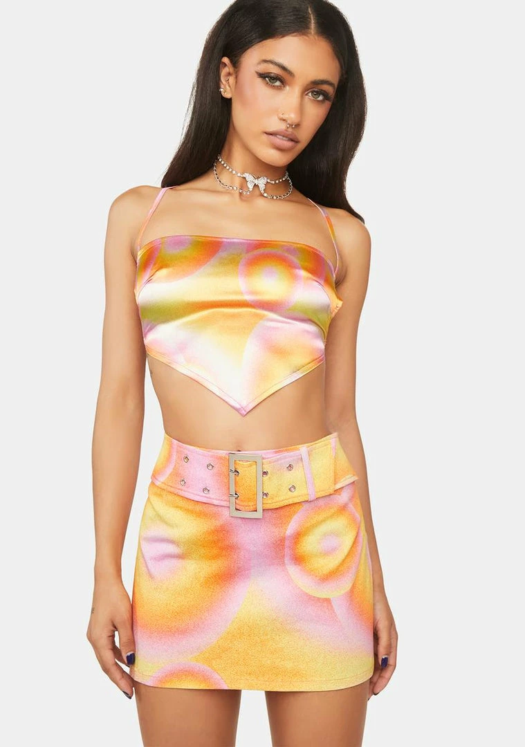 Cheap 👏 Elsie & Fred Albufeira Y2k Belted Mini 👗 Skirt 😀 4 Elsie & Fred Albufeira Y2k Belted Mini Skirt