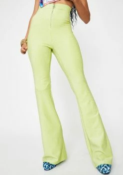Elsie & Fred Vegas Green Glitter Flares
