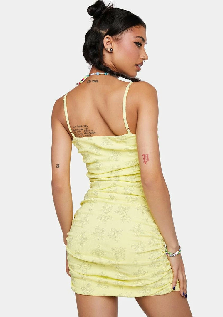 Promo π Elsie & Fred French Kiss Diamante Butterfly Ruched Cami π Dress 𧨠6 Elsie & Fred French Kiss Diamante Butterfly Ruched Cami Dress