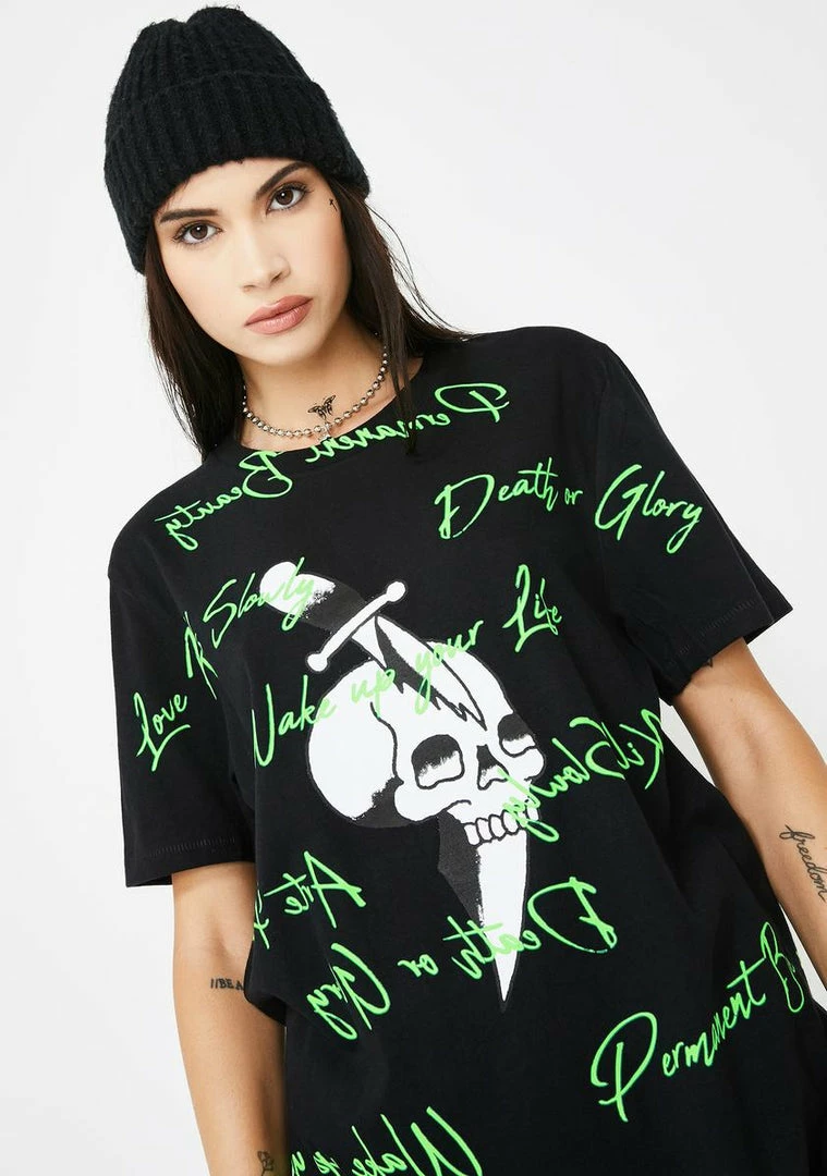 Cheapest βοΈ Ed Hardy Skull Dagger Graphic Tee π 4 Ed Hardy Skull Dagger Graphic Tee