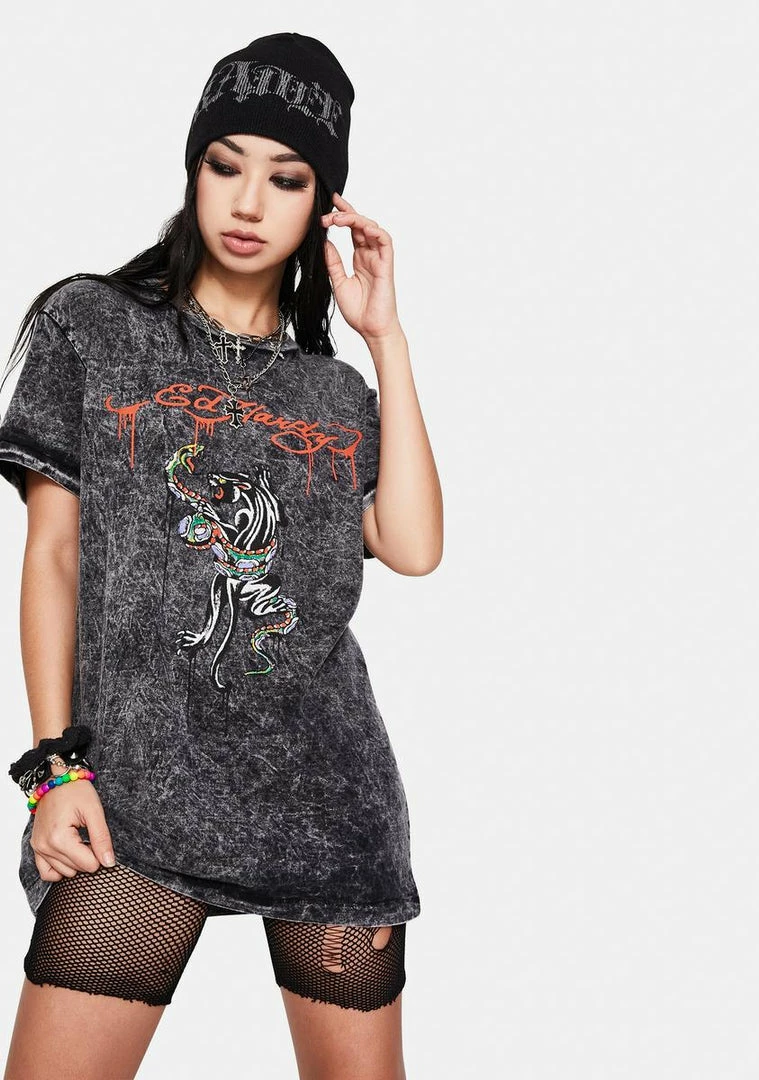 Budget π Ed Hardy Panther Snake Graphic Tee Tops π 3 Ed Hardy Panther Snake Graphic Tee Tops
