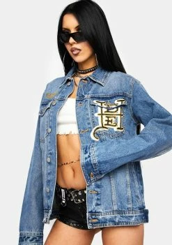 Cheap ๐ Ed Hardy NYC Tiger Denim Jacket Outerwear ๐ 8 Ed Hardy NYC Tiger Denim Jacket Outerwear