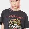 Promo ๐ Ed Hardy Tiger Head Graphic Tee Tops ๐คฉ 2 Ed Hardy Tiger Head Graphic Tee Tops