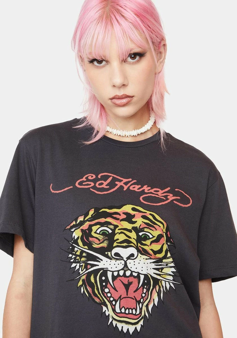 Promo π Ed Hardy Tiger Head Graphic Tee Tops π€© 3 Ed Hardy Tiger Head Graphic Tee Tops