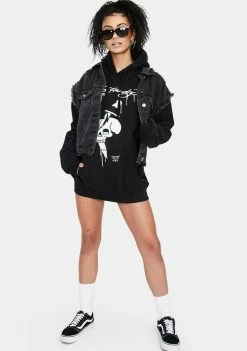 Best Sale ❤️ Ed Hardy Tops Dagger Skull Hoodie 👏 8 Ed Hardy Tops Dagger Skull Hoodie