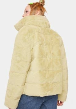 Promo ๐ Noize Outerwear Melon Marina Faux Fur Puffer Jacket ๐คฉ 9 Noize Outerwear Melon Marina Faux Fur Puffer Jacket
